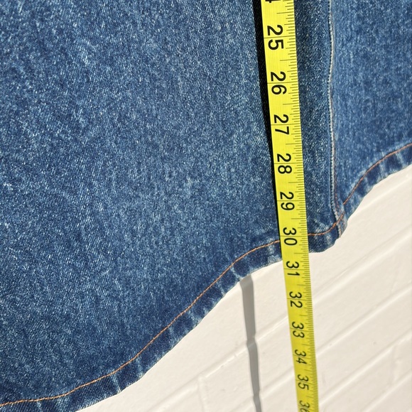 RARE Vintage Jordache Dark Denim High Waisted Pencil Skirt, SZ 9/10 (25”) EUC! - Picture 10 of 11